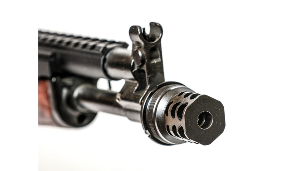 JMac Customs 360 24-1.5 Muzzle Brake with Bravo Suppressor Mount, Facemount X37, RRD-360-24F-X37