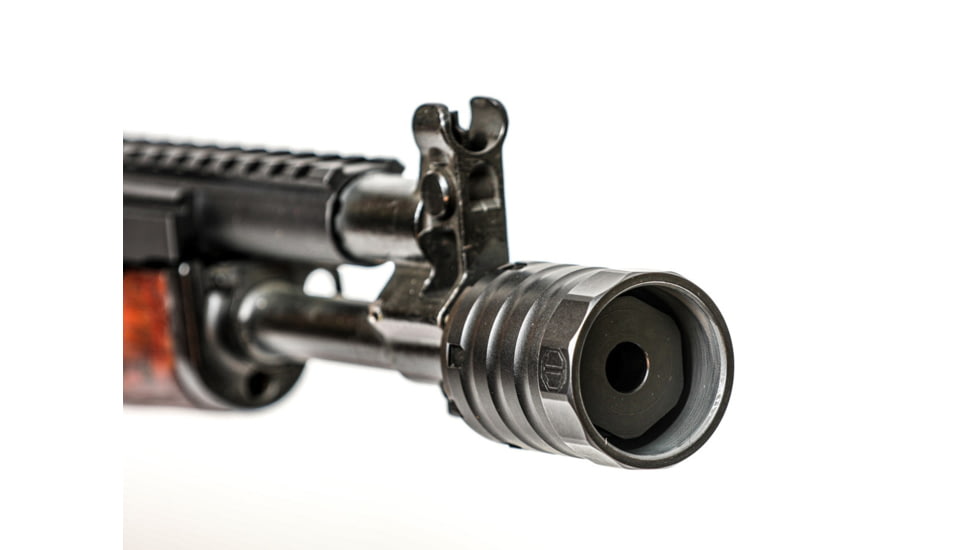 JMac Customs 360 24-1.5 Muzzle Brake with Bravo Suppressor Mount, Facemount X37, RRD-360-24F-X37