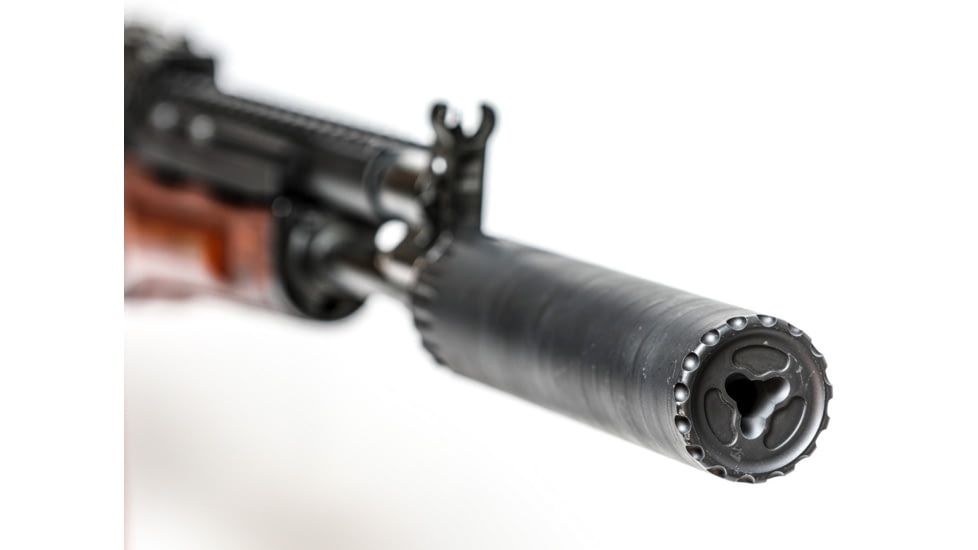 JMac Customs 360 24-1.5 Muzzle Brake with Bravo Suppressor Mount, Facemount X37, RRD-360-24F-X37