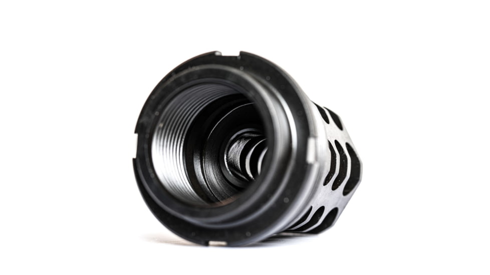 JMac Customs 360 24-1.5 Muzzle Brake with Bravo Suppressor Mount, Facemount X37, RRD-360-24F-X37