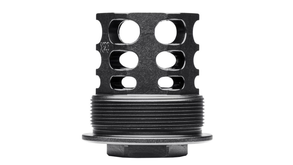 JMac Customs 360 5/8-24 X20 Muzzle Brake with Wolfman Suppressor Mount, Black Nitride, RRD-360-30S-X20