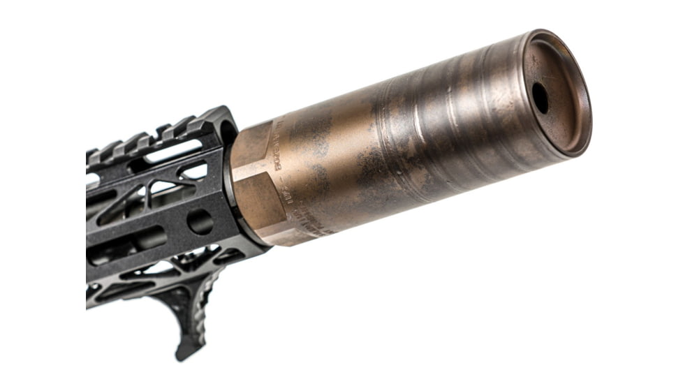 JMac Customs 360 5/8-24 X37 Muzzle Brake with Bravo Suppressor Mount, Black Nitride, RRD-360-30S-X37