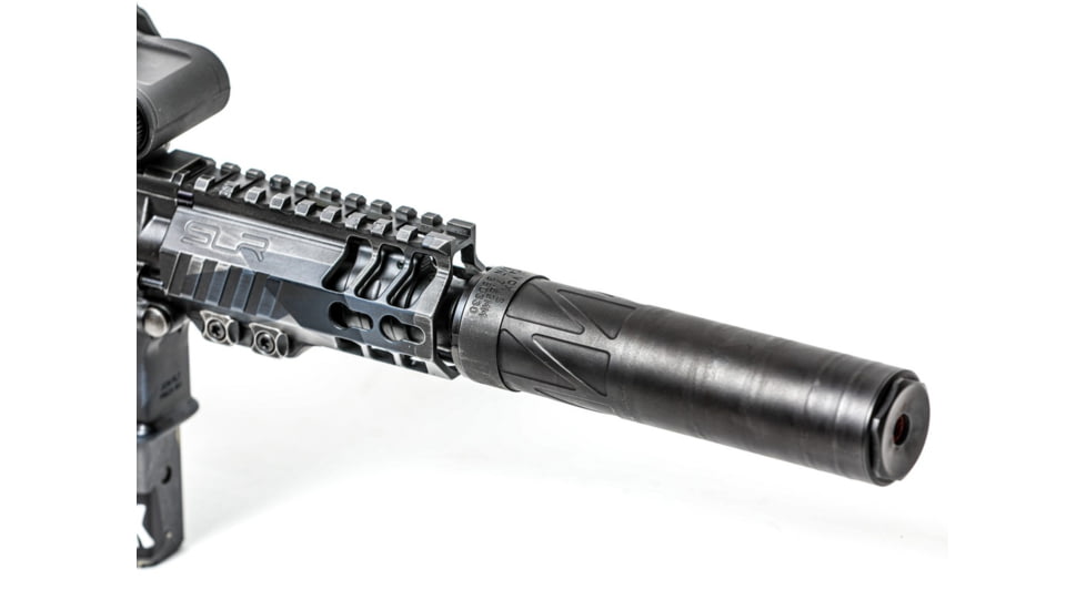 JMac Customs 360 5/8-24 X37 Muzzle Brake with Bravo Suppressor Mount, Black Nitride, RRD-360-30S-X37