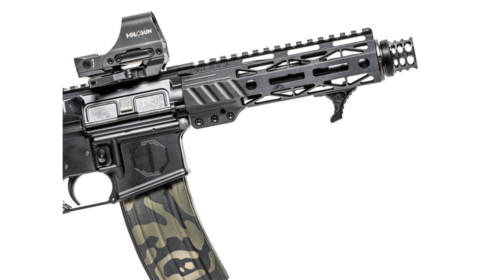 JMac Customs 360 5/8-24 X37 Muzzle Brake with Bravo Suppressor Mount, Black Nitride, RRD-360-30S-X37