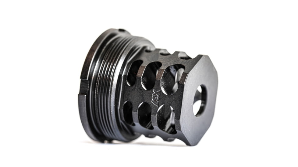 JMac Customs 360 5/8-24 X37 Muzzle Brake with Bravo Suppressor Mount, Black Nitride, RRD-360-30S-X37