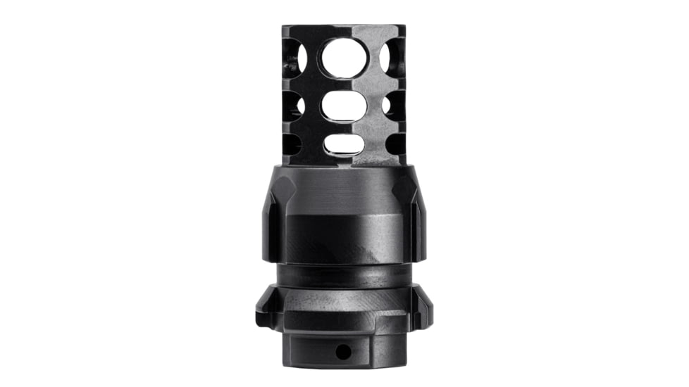 JMac Customs 361 FAL Metric KeyMount Muzzle Device - KeyMicro, 9/16x24LH Thread, Black, RRD-360-16LF-KM