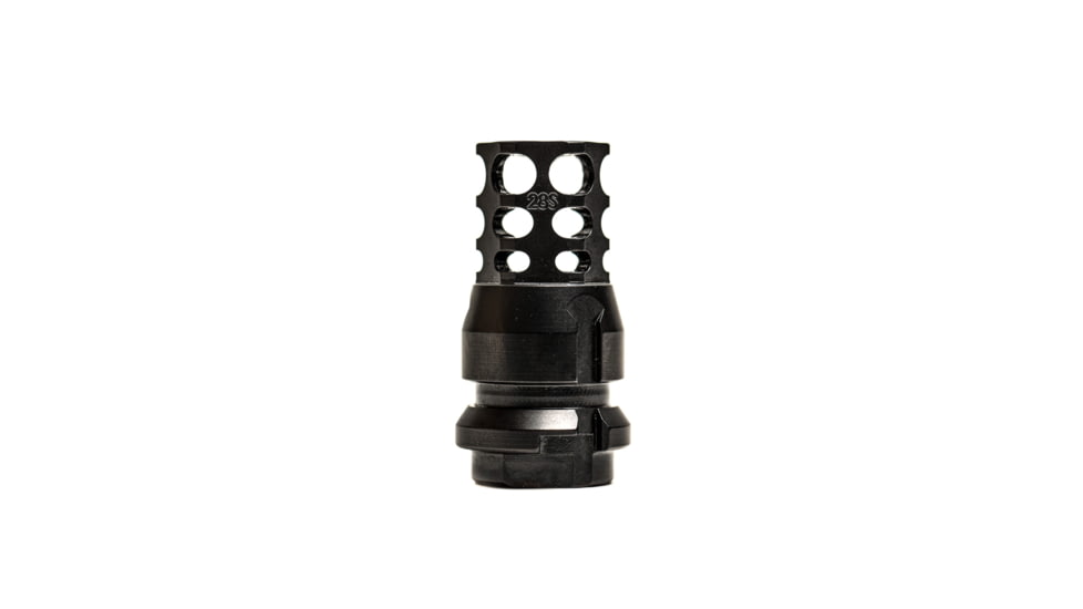 JMac Customs 361 KeyMount Muzzle Device - KeyMicro, 1/2-28 Thread, Black, RRD-360-28S-KM