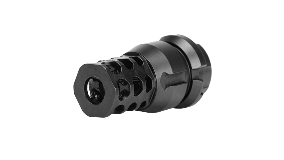 JMac Customs 360 KeyMount Muzzle Device, KeyMicro, 5/8-24 Thread, Black, RRD-360-30S-KM