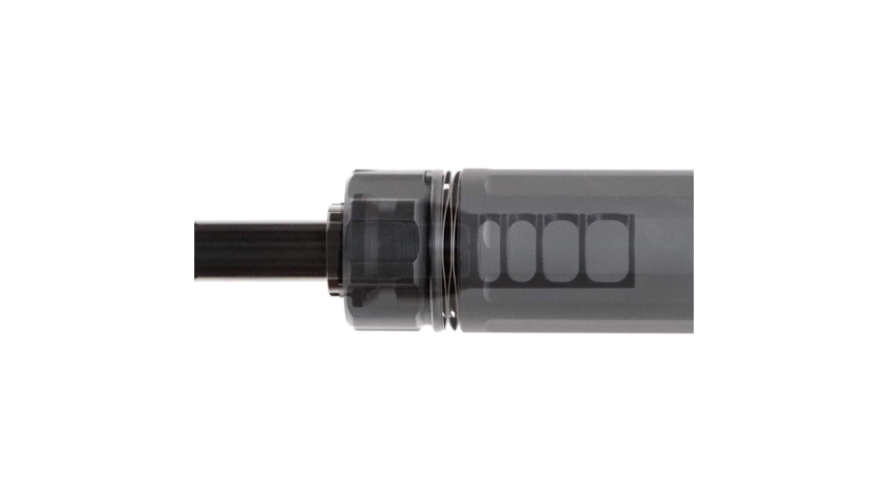 JMac Customs 4C 1/2-28 4-Port Face Muzzle Brake with KeyMount, Black Nitride, Black, RRD-4C-28F-KM