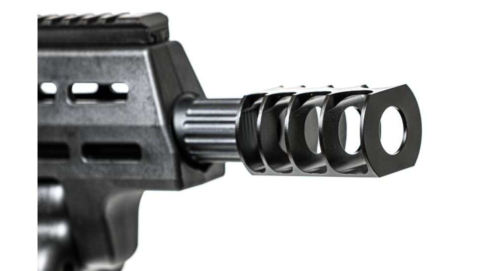 JMac Customs 4C-12 4-Port Muzzle Brake for Mobil Choke Shotguns, Black Nitride, RRD-4C-12-Mobil