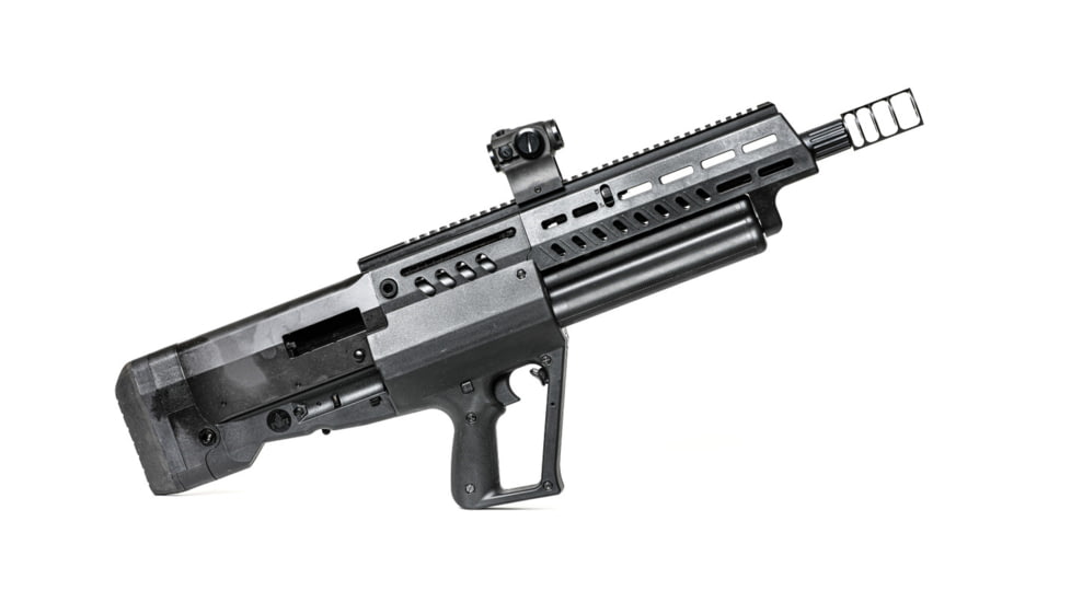 JMac Customs 4C-12 4-Port Muzzle Brake for Mobil Choke Shotguns, Black Nitride, RRD-4C-12-Mobil
