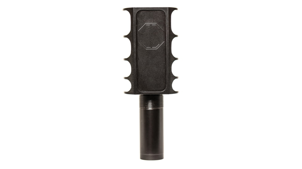 JMac Customs 4C-12 4-Port Muzzle Brake for Mobil Choke Shotguns, Black Nitride, Black, RRD-4C-12-Mobil