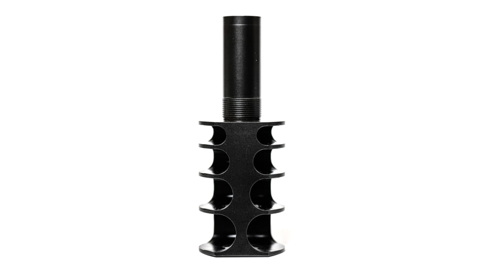 JMac Customs 4C-12 4-Port Muzzle Brake for Mobil Choke Shotguns, Black Nitride, RRD-4C-12-Mobil