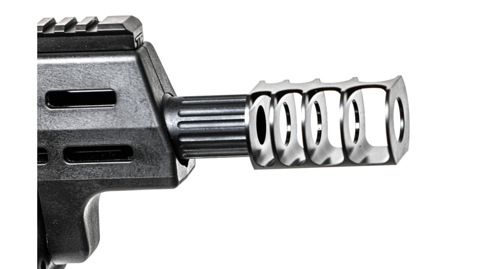 JMac Customs 4C-12 4-Port Muzzle Brake for Mobil Choke Shotguns, Black Nitride, RRD-4C-12-Mobil