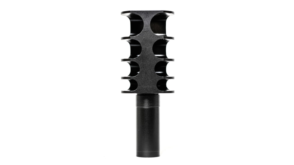 JMac Customs 4C-12 4-Port Muzzle Brake for Mobil Choke Shotguns, Black Nitride, RRD-4C-12-Mobil