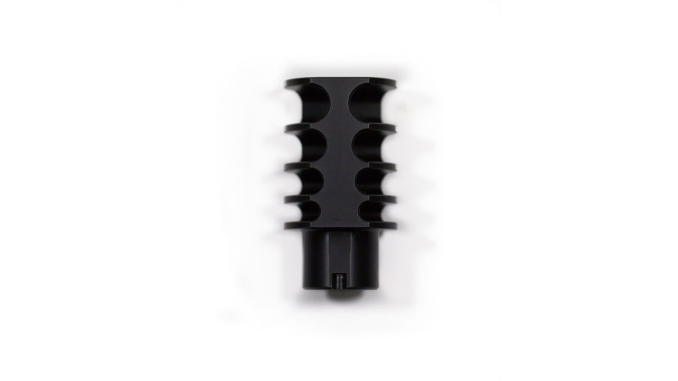 JMac Customs 4C 14-1LH 4-Port Muzzle Brake, Black Nitride, RRD-4C-14