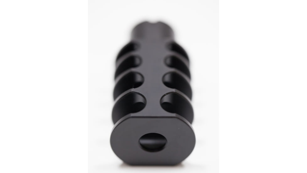 JMac Customs 4C 14-1LH 4-Port Muzzle Brake, Black Nitride, RRD-4C-14