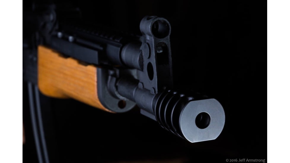 JMac Customs 4C 14-1LH 4-Port Muzzle Brake, Black Nitride, RRD-4C-14