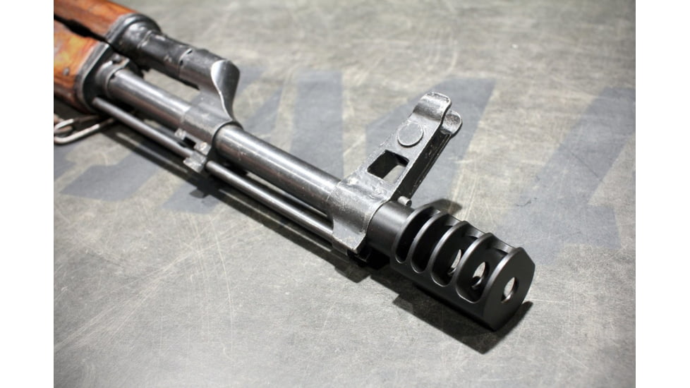 JMac Customs 4C 14-1LH 4-Port Muzzle Brake, Black Nitride, RRD-4C-14