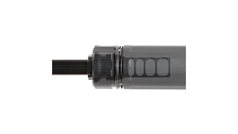 JMac Customs 4C 14-1LH 4-Port Muzzle Brake with KeyMount, Black Nitride, RRD-4C-14F-KM