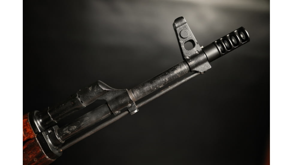 JMac Customs 4C 14-1LH Slim 4-Port Muzzle Brake, Black Nitride, RRD-4C-14-S