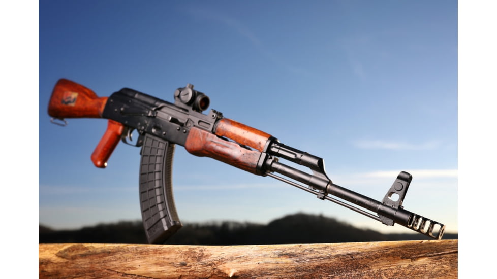 JMac Customs 4C 14-1LH Slim 4-Port Muzzle Brake, Black Nitride, RRD-4C-14-S