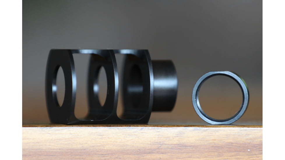 JMac Customs 2C 22x0.75 2-Port Shotgun Muzzle Brake, Saiga, Lynx, VEPR, RRD-2C-22-SG-12