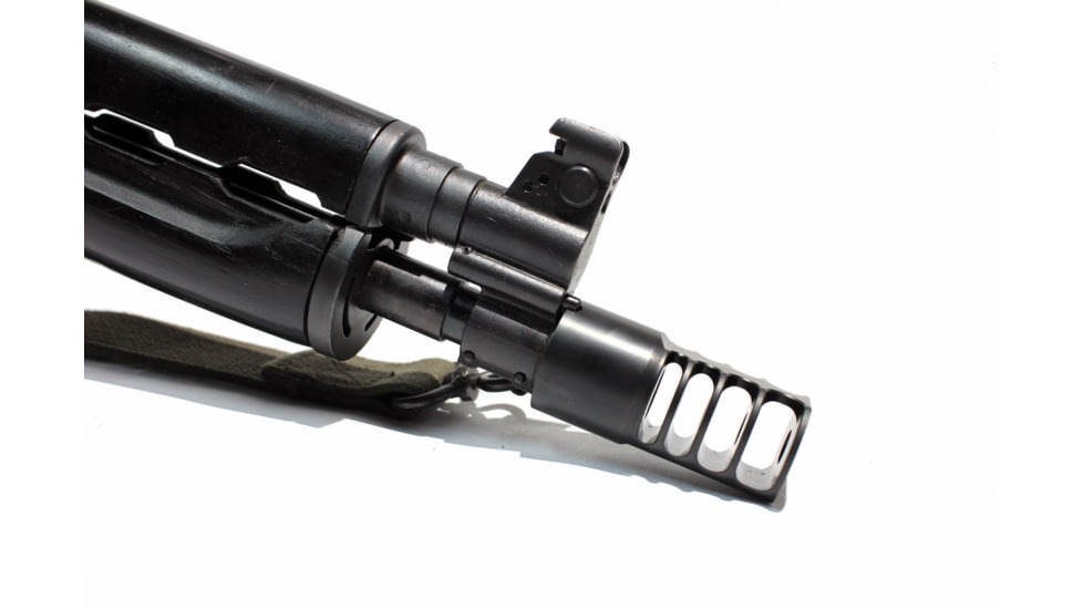 JMac Customs 4C 26-1.5LH 4-Port Muzzle Brake, Black Nitride, Black, RRD-4C-26