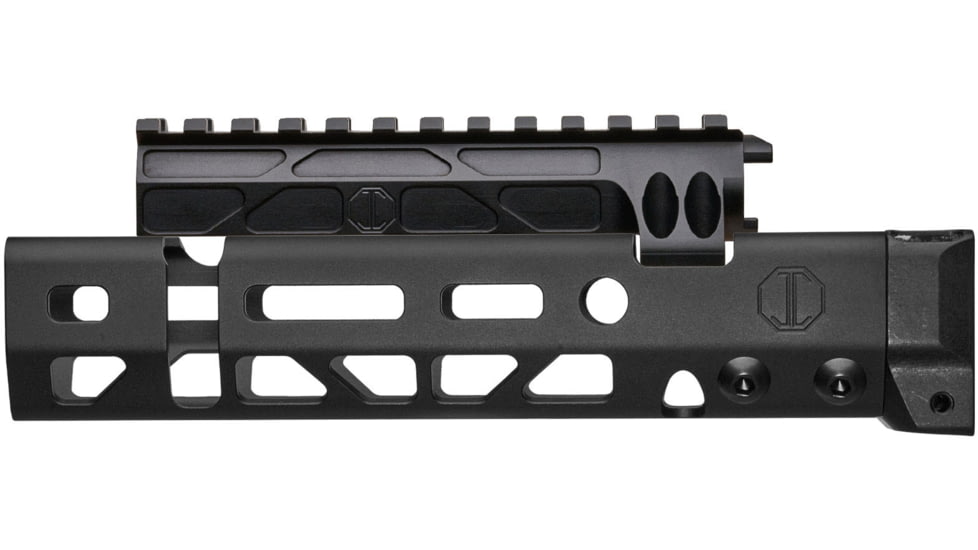 JMac Customs 7.72 KUSA KP9 Handguard w/o Sling Loop - Optimal with KPR9 Gas Tube, Black, 7.72in, HGAKM772LH