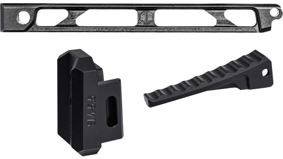 JMac Customs AB-9 Arm Bar with Folding Buttplate for 5.5mm Folding AKs, 9in, AB-9+AB-FB+SM-5.5