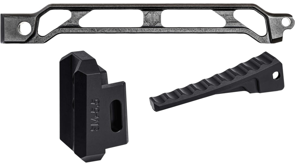 JMac Customs AB-9R Arm Bar with Folding Buttplate for 5.5mm Folding AKs, 9in, Rise, AB-9R+AB-FB+SM-5.5