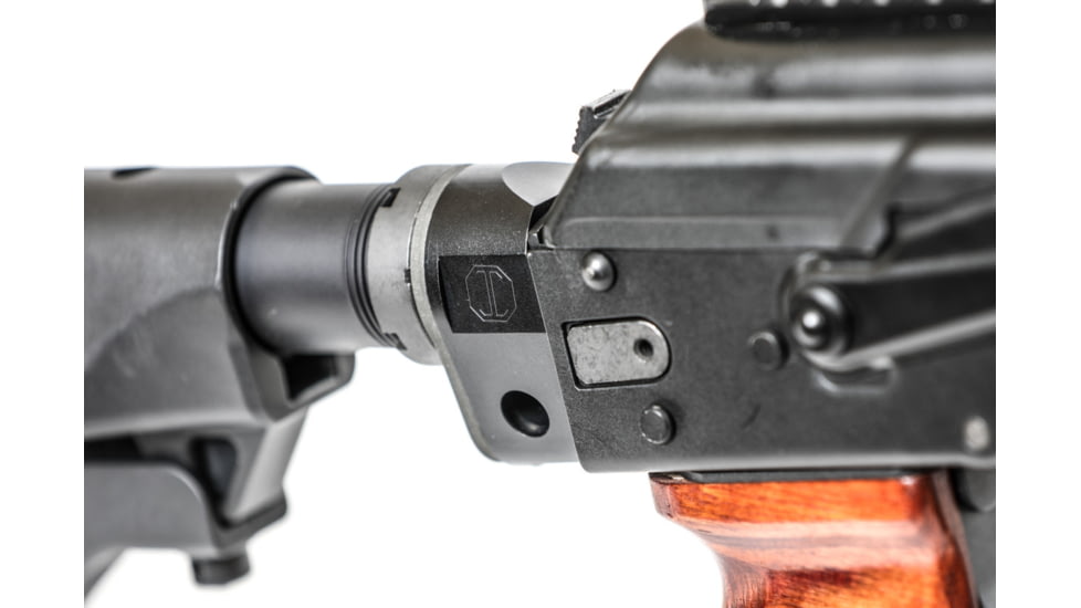 JMac Customs Buffer Tube Adapter for 5.5mm Folding AKs, Hard Coat Anodized, MOD-2-5.5