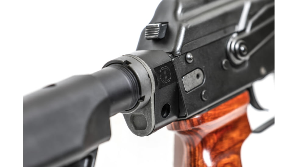 JMac Customs Buffer Tube Adapter for 5.5mm Folding AKs, Hard Coat Anodized, MOD-2-5.5