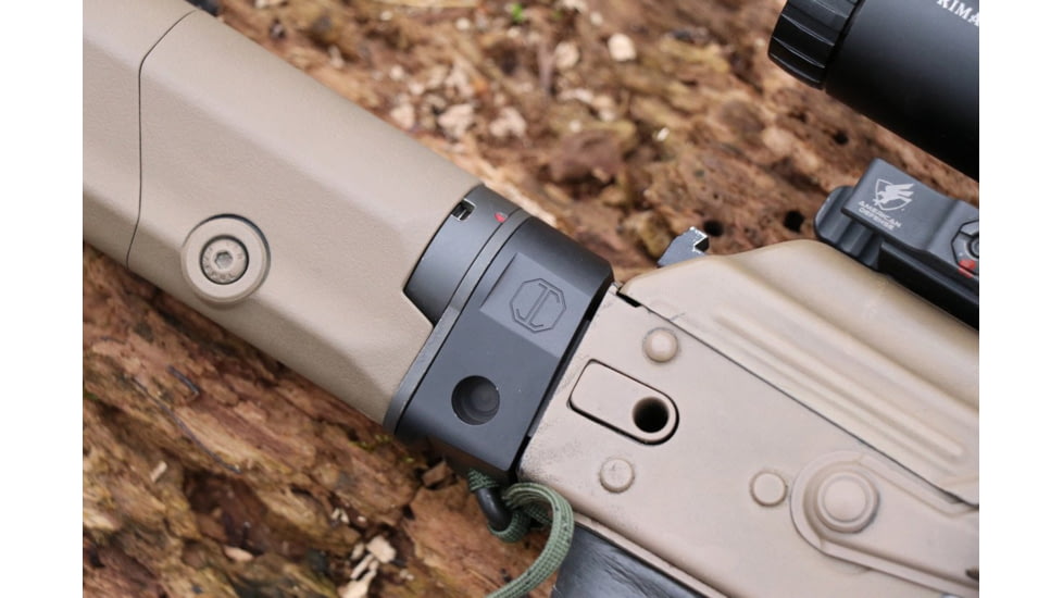 JMac Customs Buffer Tube Adapter for 4.5mm Folding AKs, Hard Coat Anodized, MOD-2-4.5