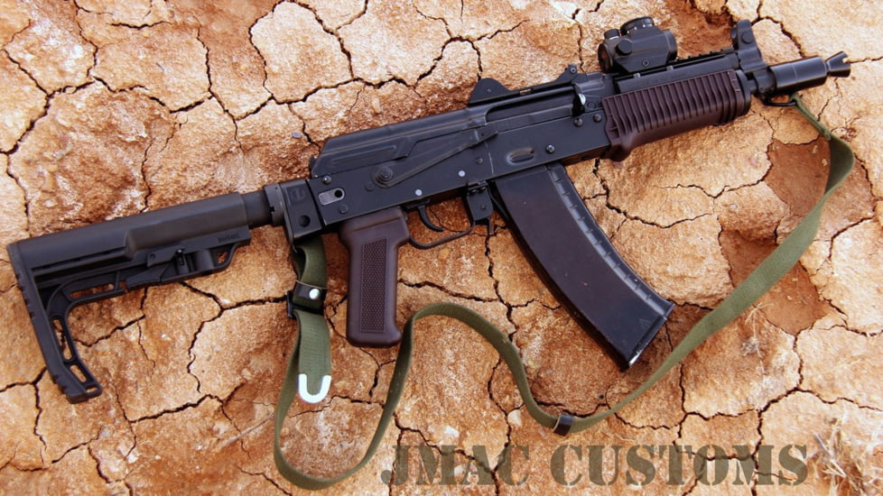 JMac Customs Buffer Tube Adapter for 4.5mm Folding AKs, Hard Coat Anodized, MOD-2-4.5