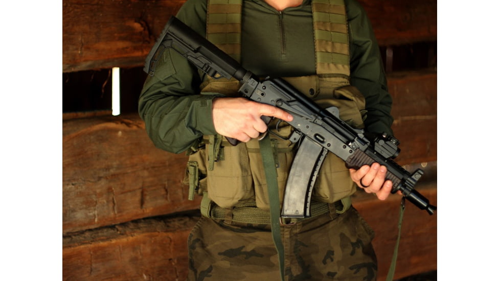 JMac Customs Buffer Tube Adapter for 4.5mm Folding AKs, Hard Coat Anodized, MOD-2-4.5