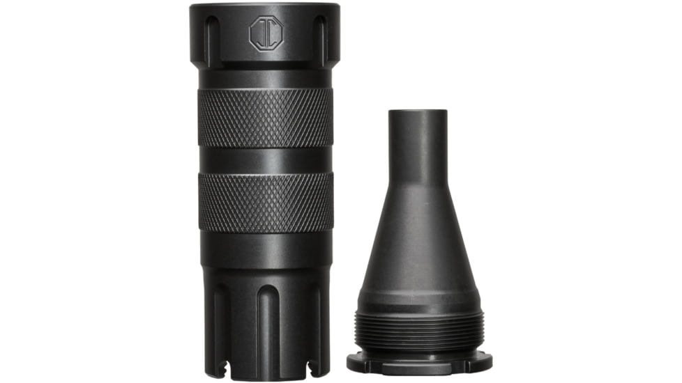 JMac Customs FRD-24F Facemount Device w/ Cone, M24X1.5, 7.62 Cone, Black, FRD24F13720FCX20762