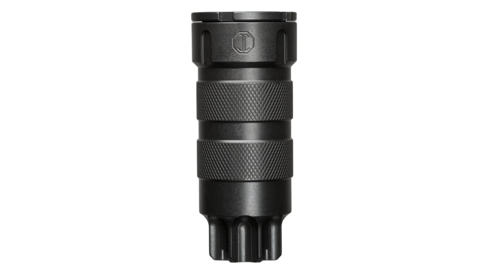 JMac Customs FRD-28S Flash Reduction Device w/ Cone, 1/2-28, 5.56 Cone, Black, FRD28S13720FCX20556