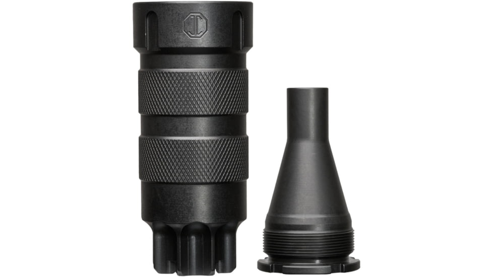 JMac Customs FRD-30S Flash Reduction Device w/ Cone, 5/8x24, 7.62 Cone, Black, FRD30S13720FCX20762