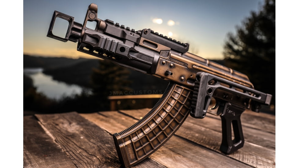 JMac Customs GBC-13 Gas Block with Detent Hole, Black Nitride, GBC-13-W