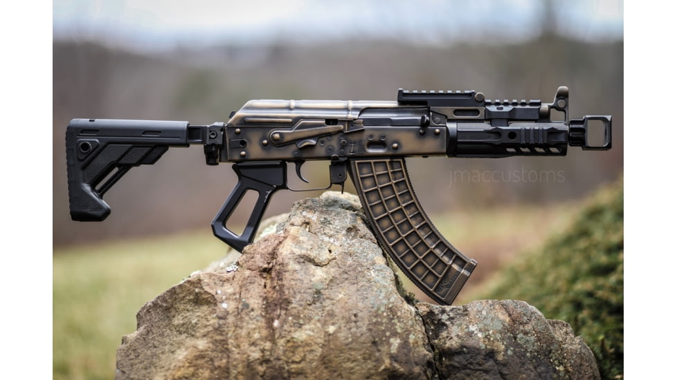 JMac Customs GBC-13 Gas Block with Detent Hole, Black Nitride, GBC-13-W