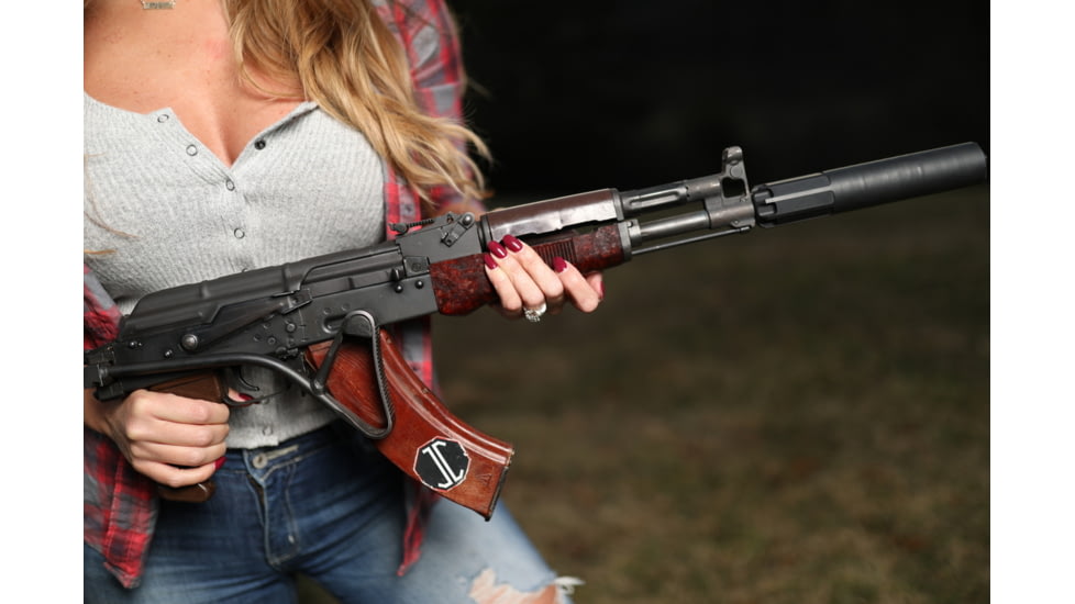 JMac Customs GBC-13 Gas Block with Detent Hole, Black Nitride, GBC-13-W