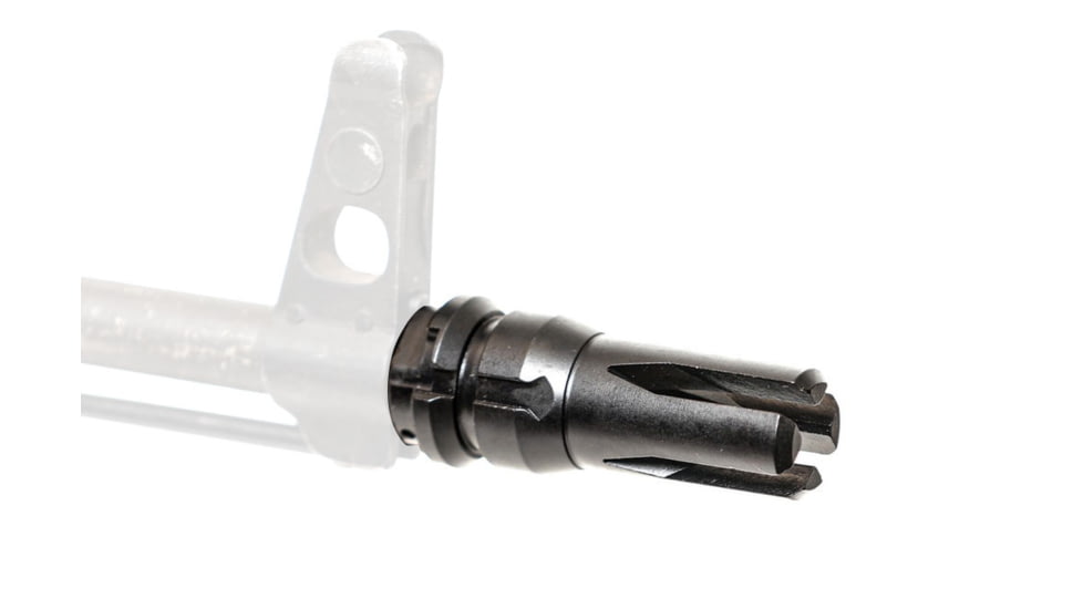 JMac Customs GFH Face KeyMount - KeyMicro Muzzle Device, 14-1LH Thread, Black, GFH-14F-KM