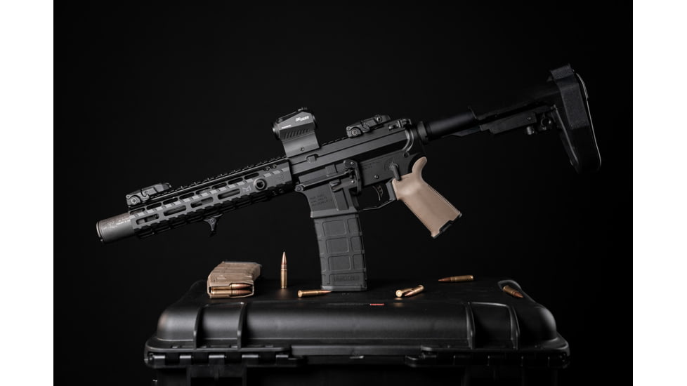 JMac Customs HRD MLOK Handstop, Hard Coat Anodized, HRD-1