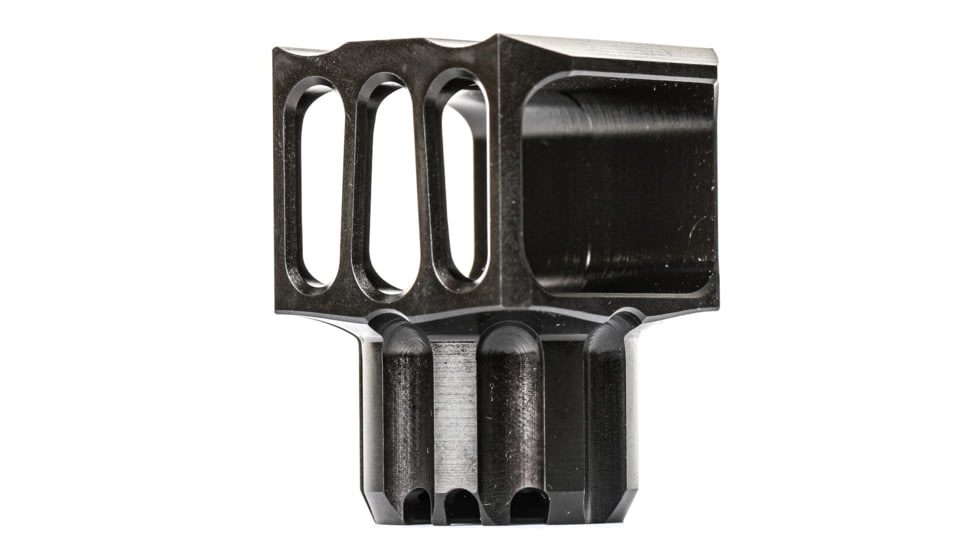JMac Customs LAF 24-1.5 Flash and Sound Enhancing Muzzle Brake, Black Nitride, Black, LAF-24