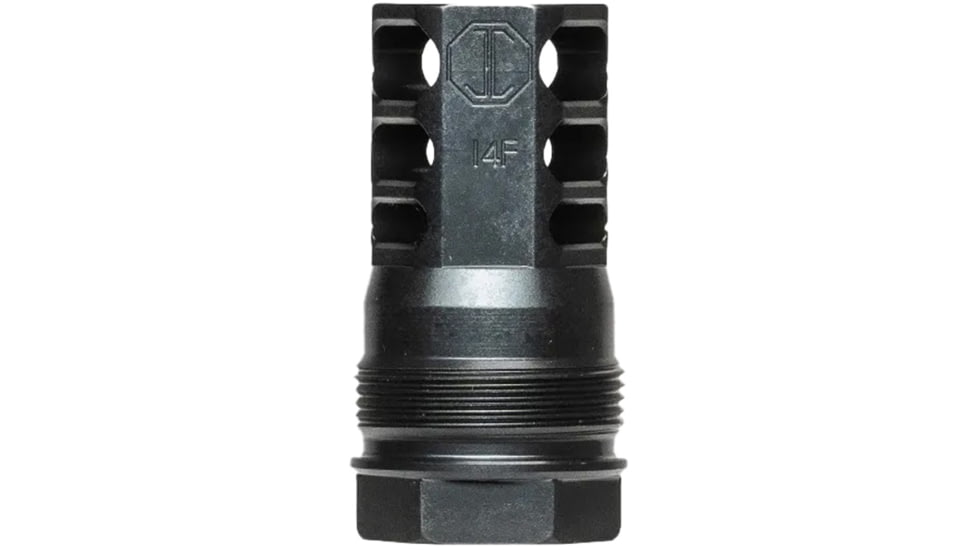 JMac Customs M14X1 LH Facemount 360HD Taper Mount, Black, 360HD-14F-TM