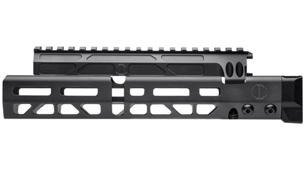 JMac Customs MMS 10.1in AK 102/104 /105 Optimal Handguard w/ Sling Loop Cut/AKM Gas Tube, Black, HGAKM101LH
