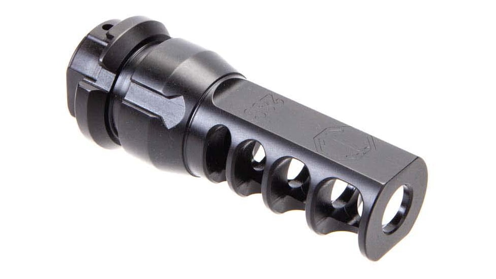 JMac Customs Muzzle Brake w/KeyMount/Facemount Shims, Black, RRD-4C-1