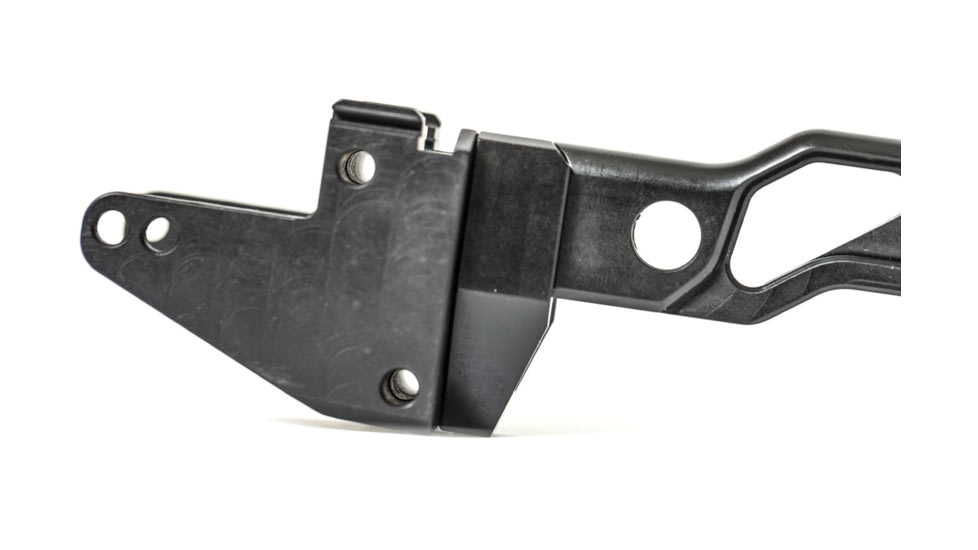 JMac Customs Non-Folding Stock/Brace Mount for MRKT Trunnion, Hardcoat Anodized, Black, SM-MRKT