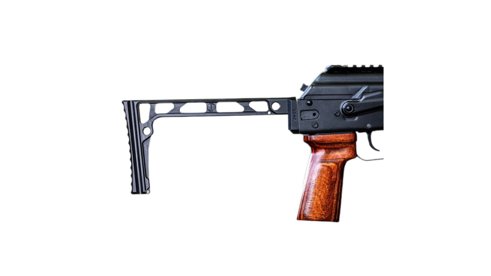 JMac Customs SS-8 Skeleton Stock for 5.5mm Folding Aks, 8in, SS-8+SM-5.5